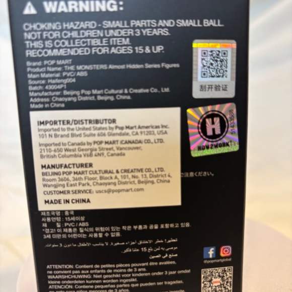 POP MART The Monsters Almost Hidden Blind Box #1 - Picture 5 of 7